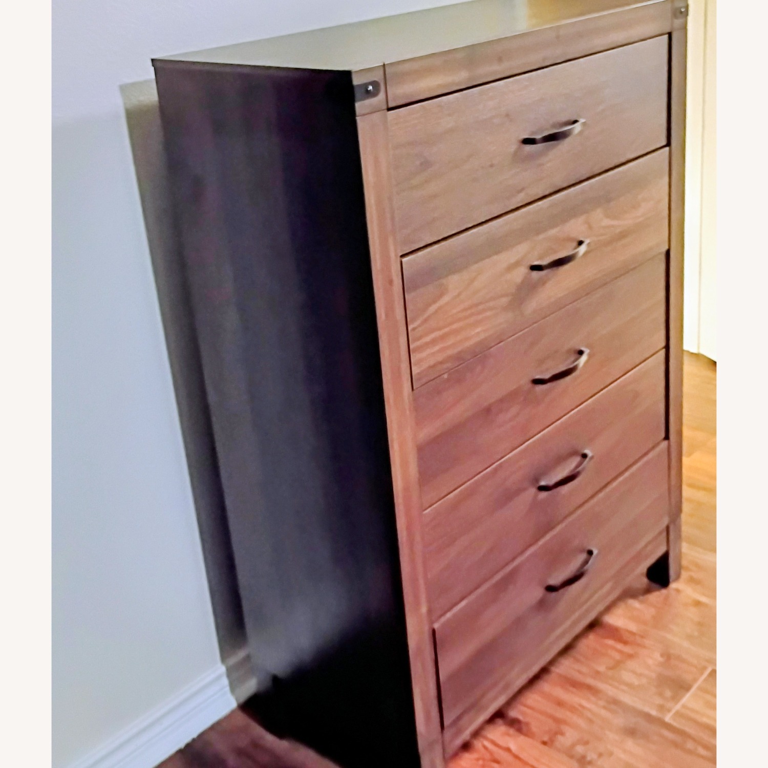 Willow Creek II Brown Wood 5-Drawer Tall Chest - image-2