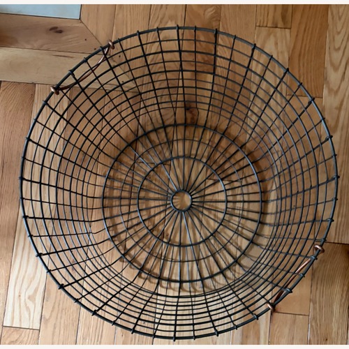 Used Target Threshold Black Metal Basket for sale on AptDeco