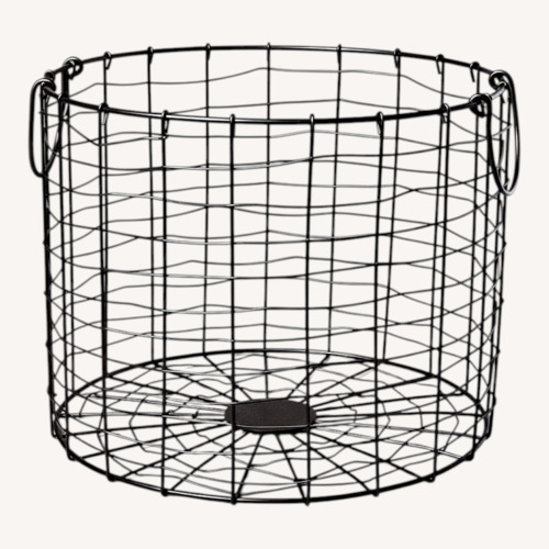 Used Target Threshold Black Metal Basket for sale on AptDeco