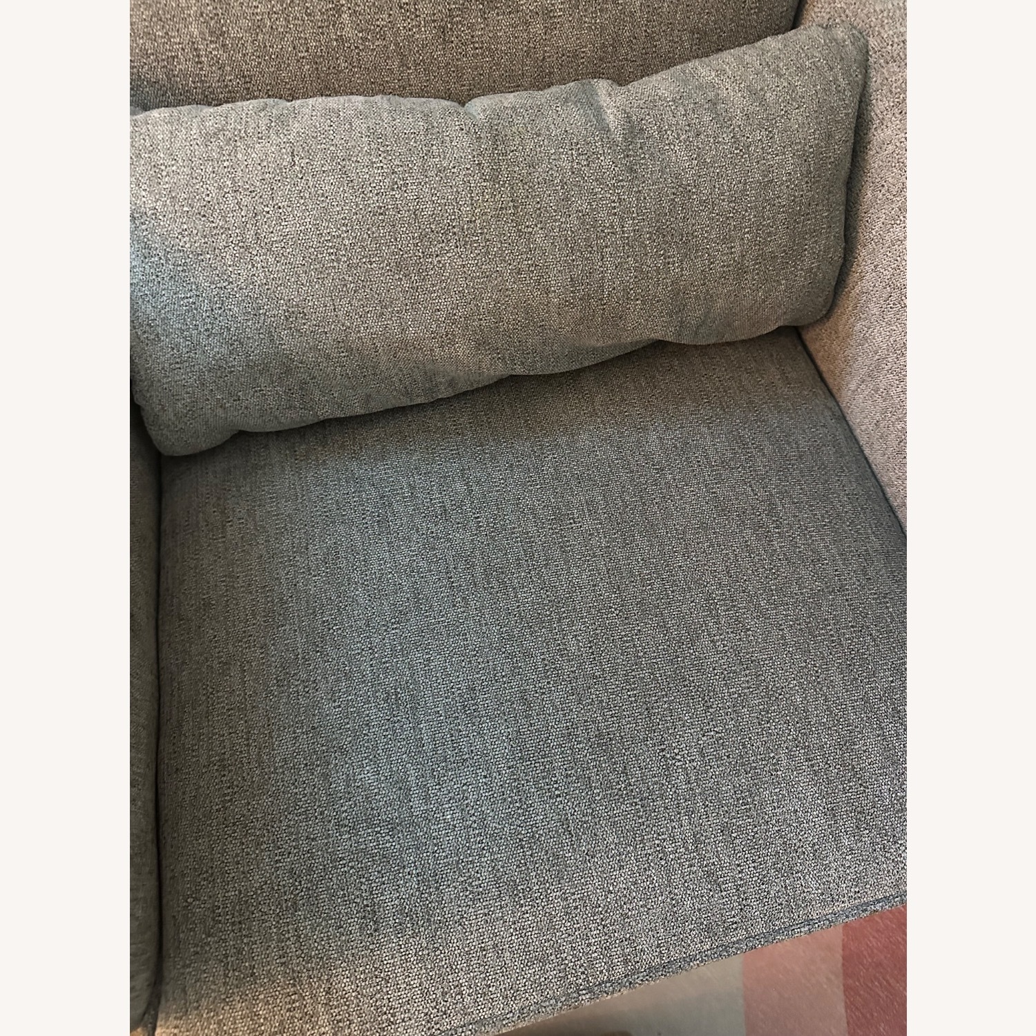 Light Gray Fabric Nursing Chair - image-4