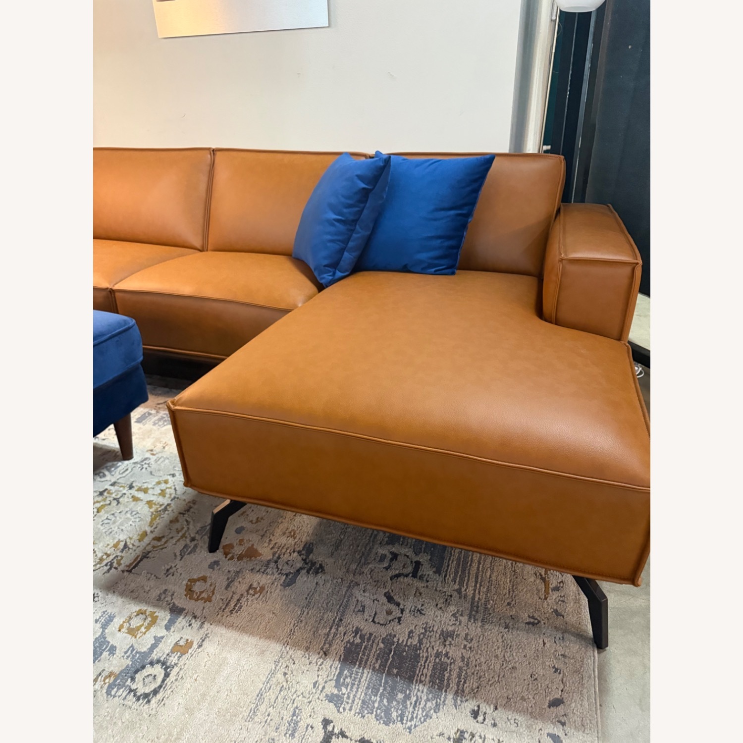 Faux Leather 2 Piece Sectional - image-2