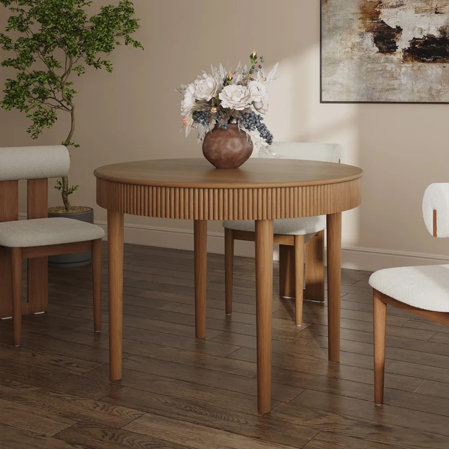 Hernest Wood Dining Table - image-1