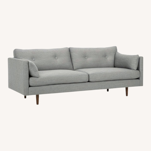 Used Article Anton Light Gray Fabric 2 Seater Sofa for sale on AptDeco