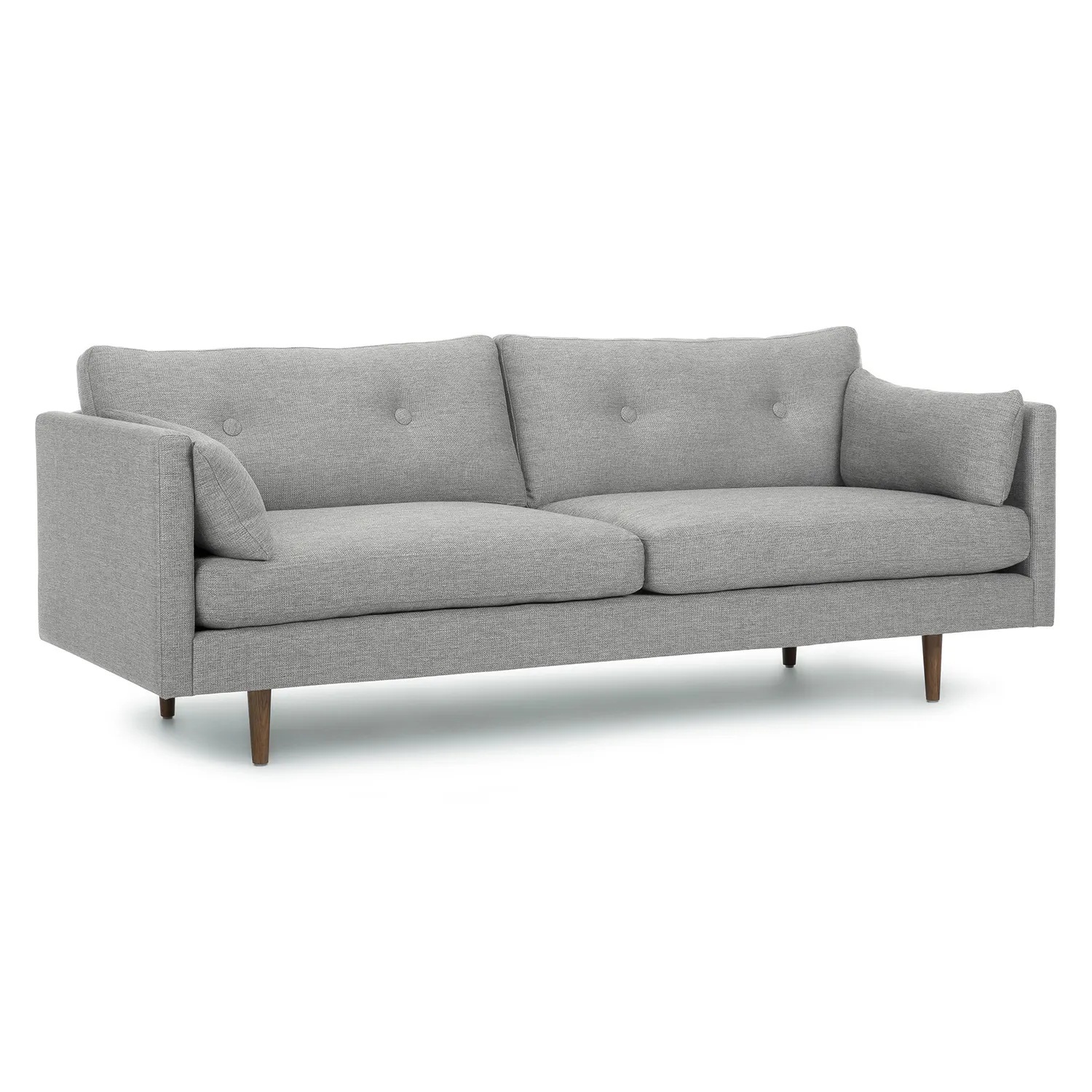 Article Anton Light Gray Fabric 2 Seater Sofa - image-4
