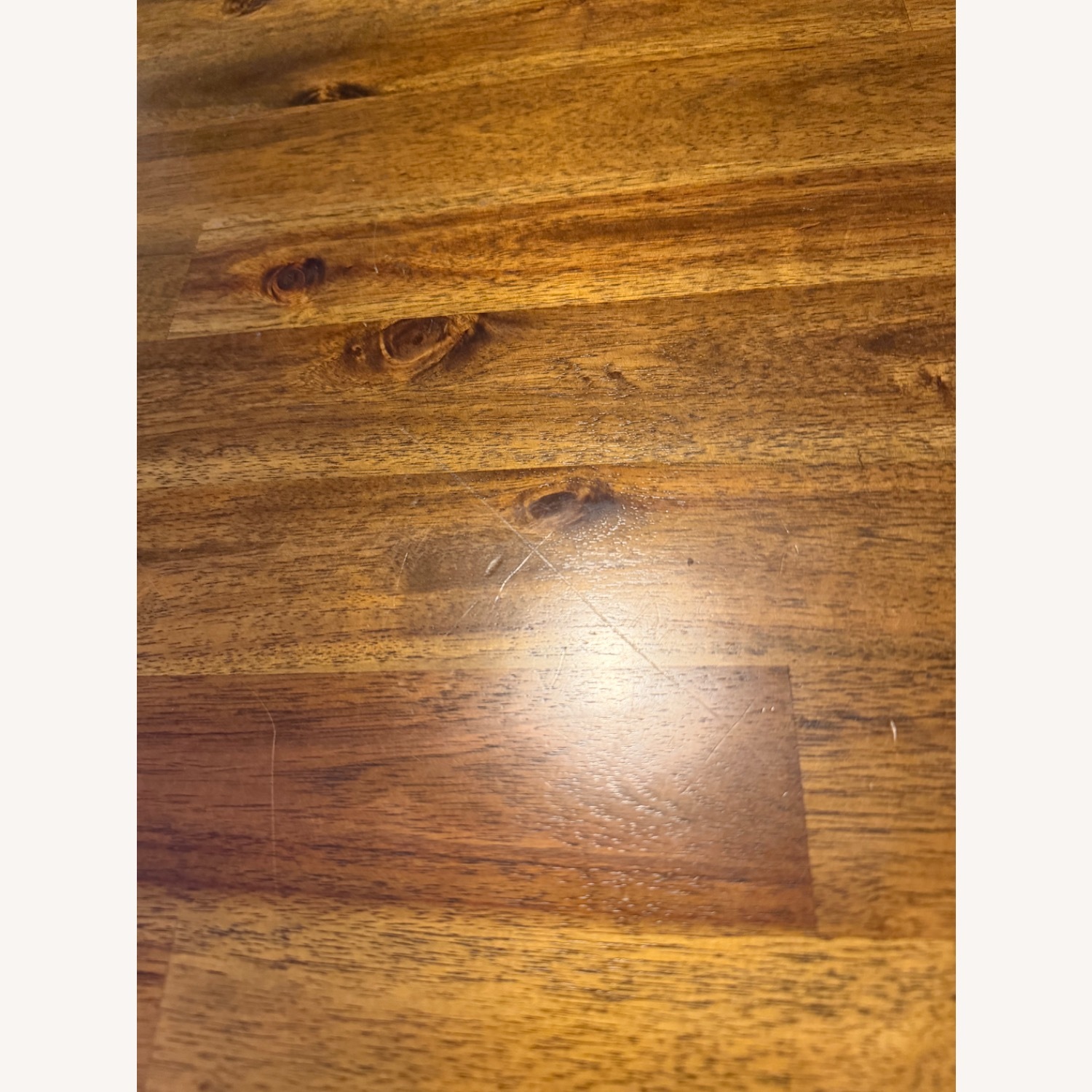Dark Brown Wood Coffee Table - image-6
