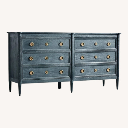 Used Anthropologie Washed Wood Six-Drawer Dresser for sale on AptDeco