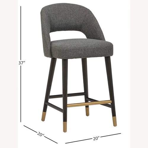 Used Amazon Light Gray Stool for sale on AptDeco