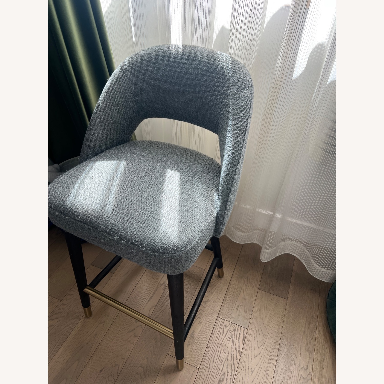 Amazon Light Gray Stool - image-2