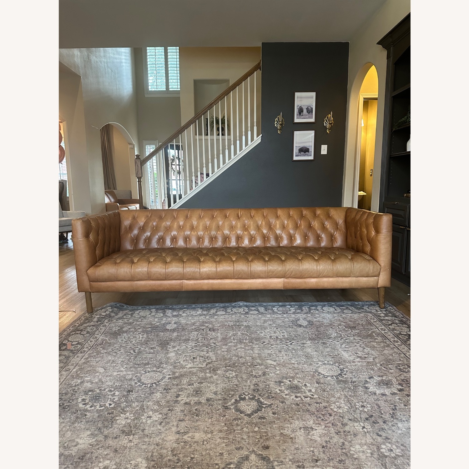 Four Hands Williams Leather 3+ Seater Sofa - image-12