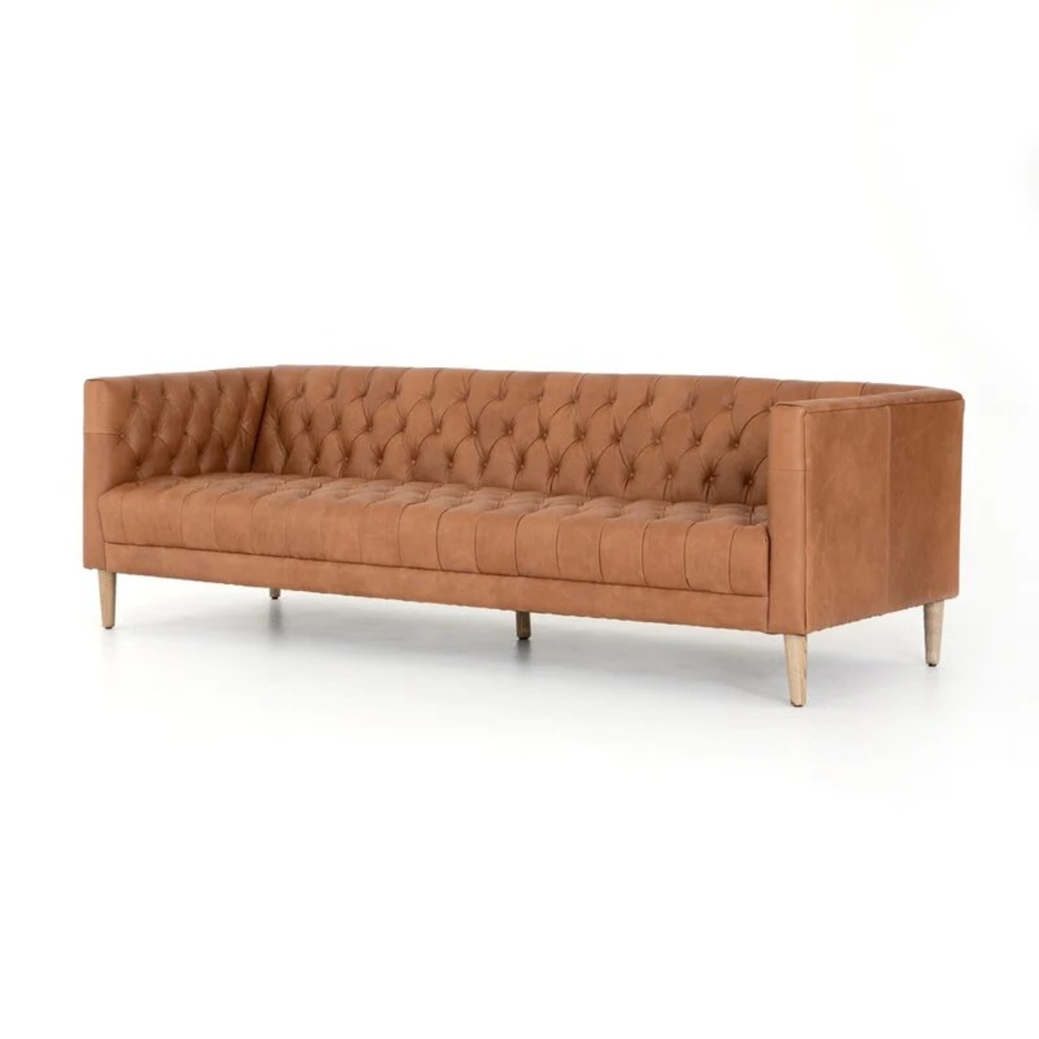 Four Hands Williams Leather 3+ Seater Sofa - image-14
