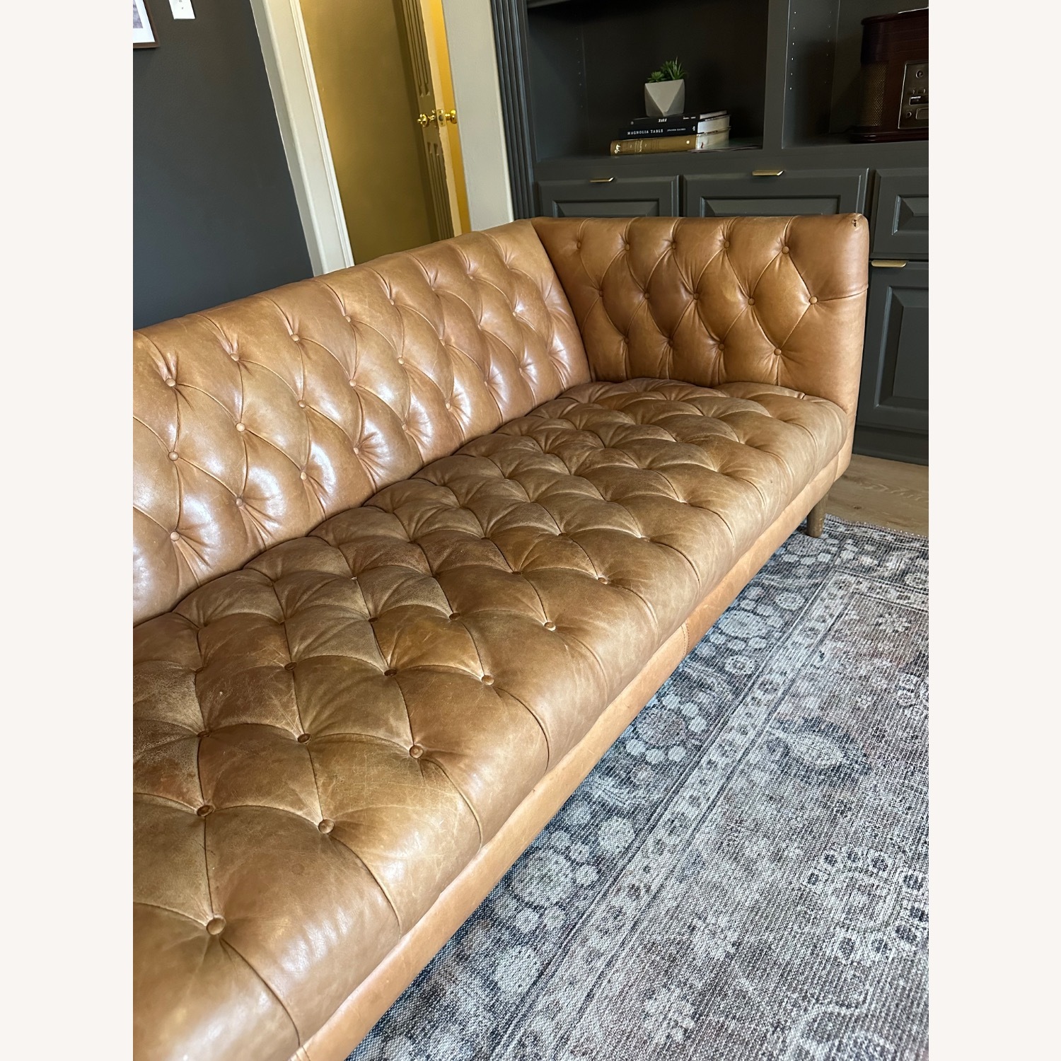 Four Hands Williams Leather 3+ Seater Sofa - image-3