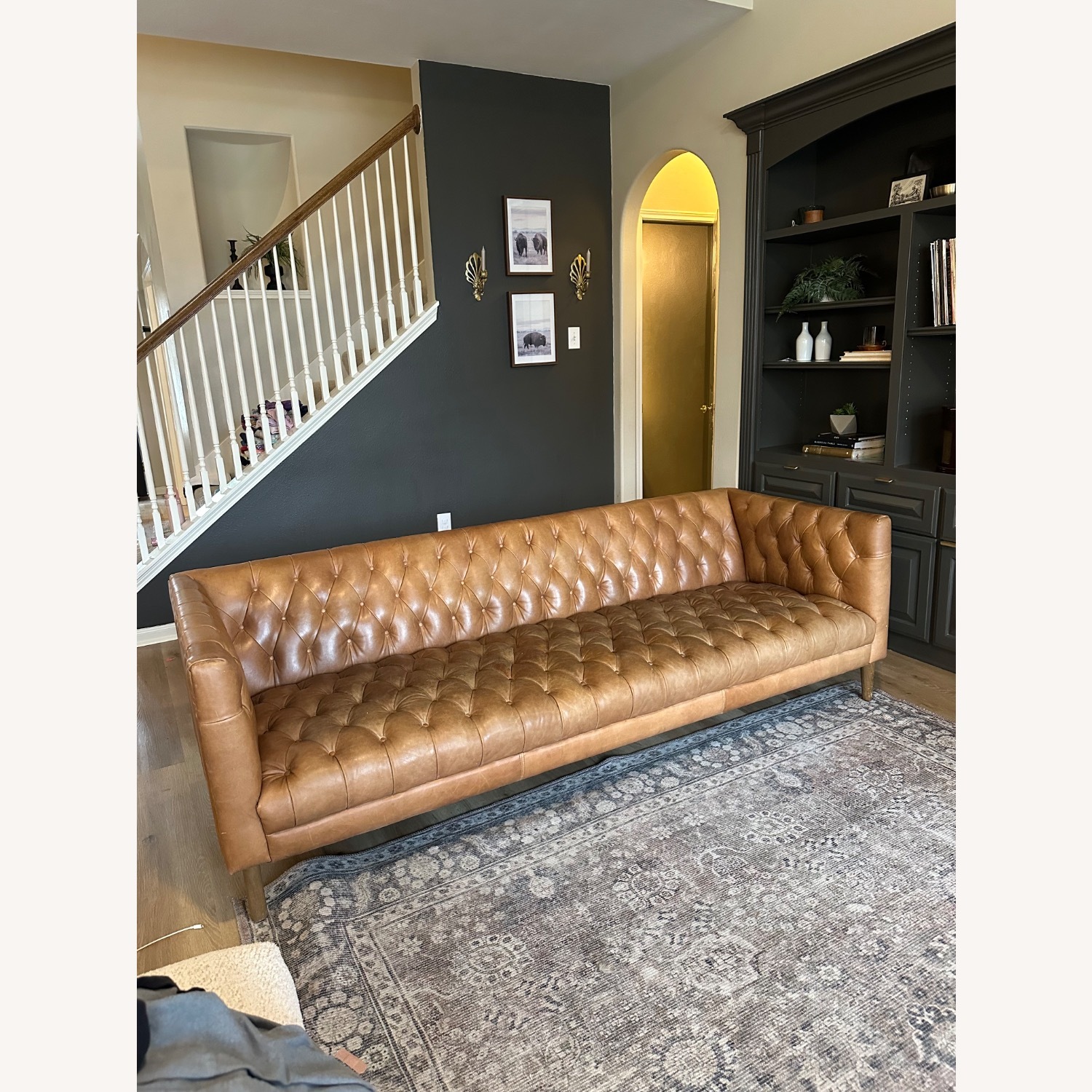 Four Hands Williams Leather 3+ Seater Sofa - image-11