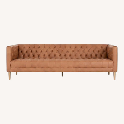 Used Four Hands Williams Leather 3+ Seater Sofa for sale on AptDeco