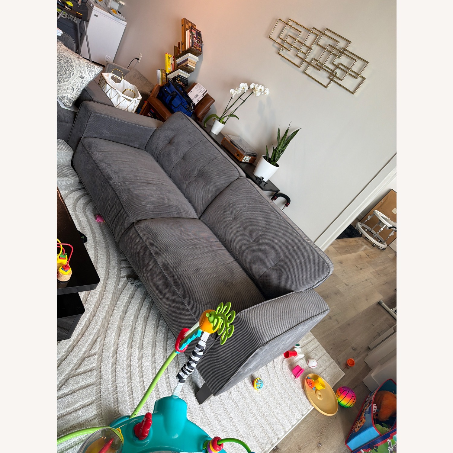 Coaster Fine Furniture Dark Gray 3+ Seater Sofa - image-2