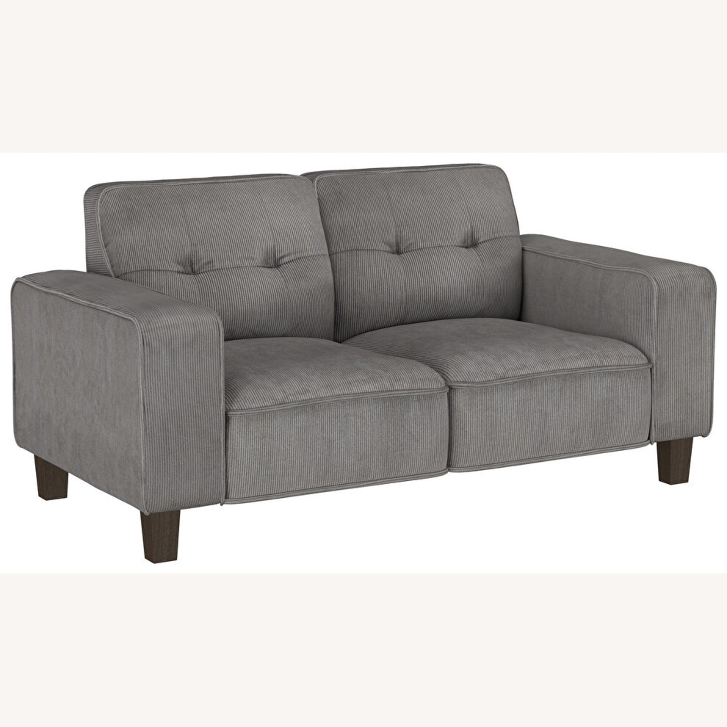 Coaster Fine Furniture Dark Gray Loveseat - image-4