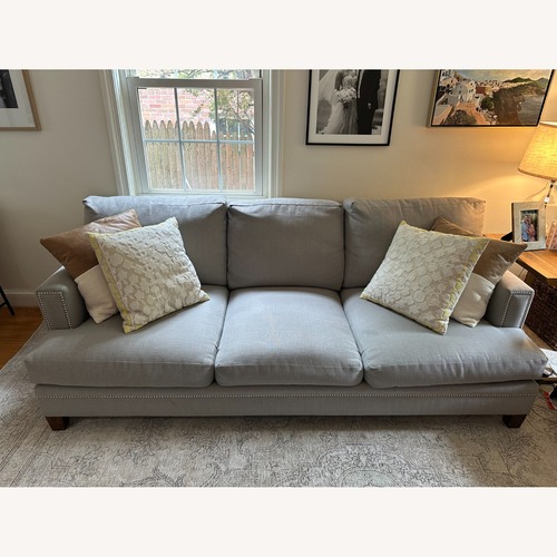 Used Burton James Chase Sofa – Light Gray for sale on AptDeco