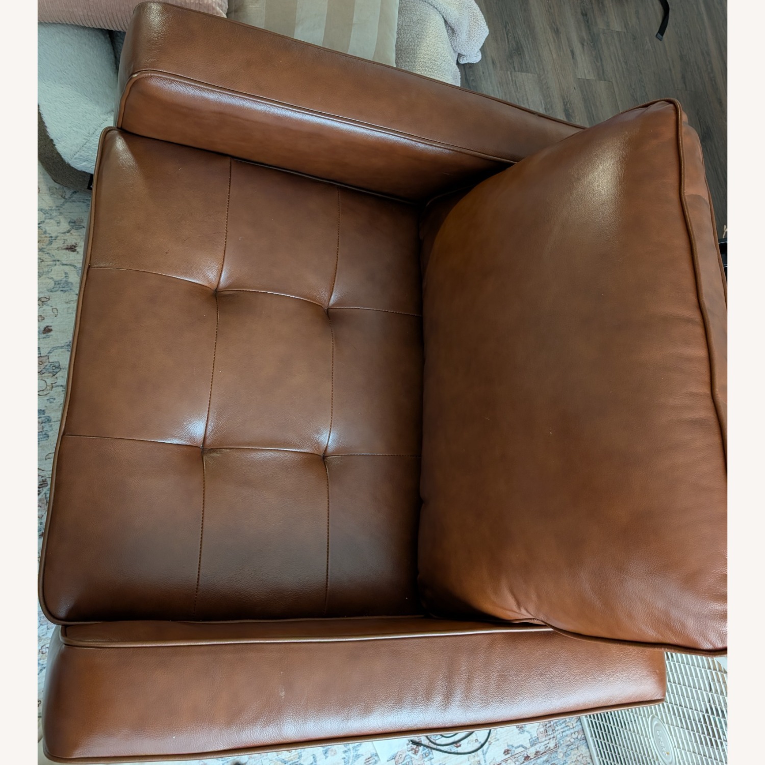 Abbyson Living Furniture Dark Brown Armchair - image-3