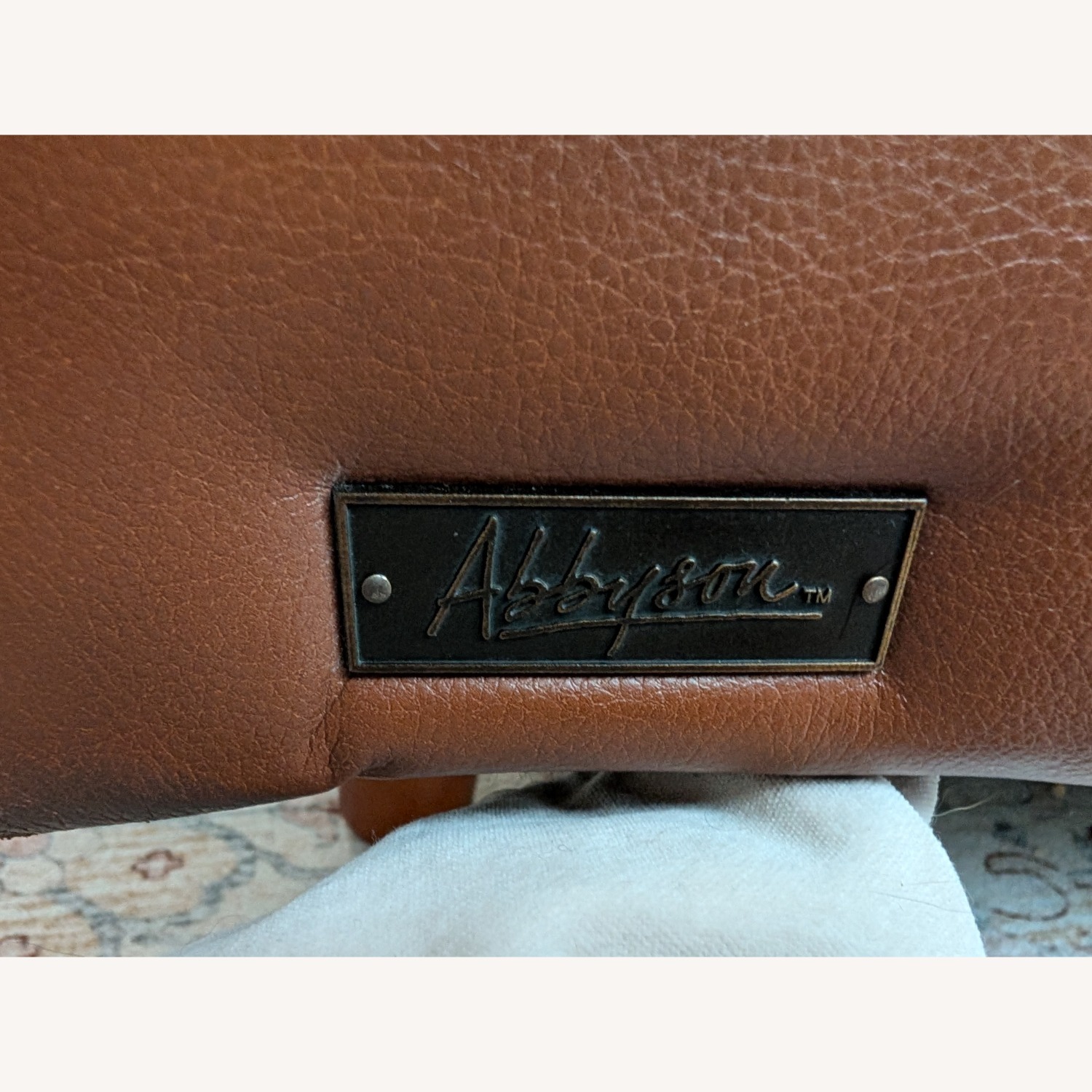 Abbyson Living Furniture Dark Brown Armchair - image-5