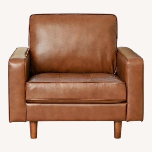 Used Abbyson Living Furniture Dark Brown Armchair for sale on AptDeco