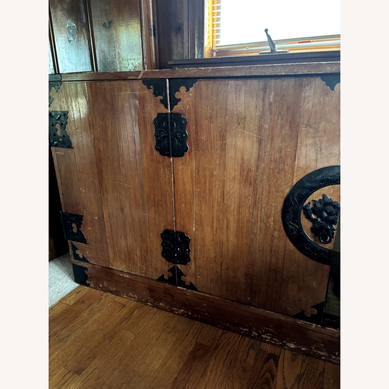 Vintage/Antique Finds Dark Brown Wood Sideboard - image-4