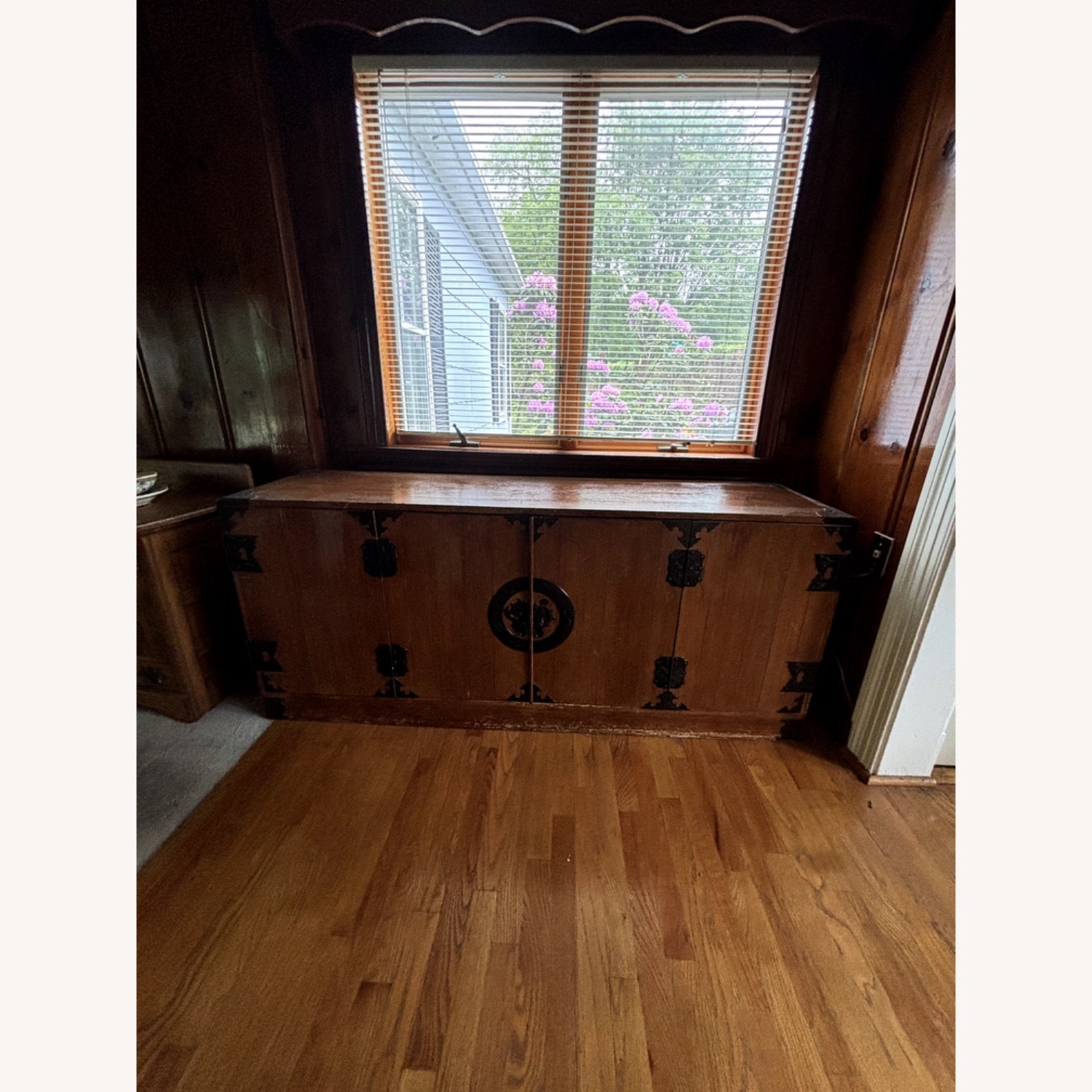 Vintage/Antique Finds Dark Brown Wood Sideboard - image-1