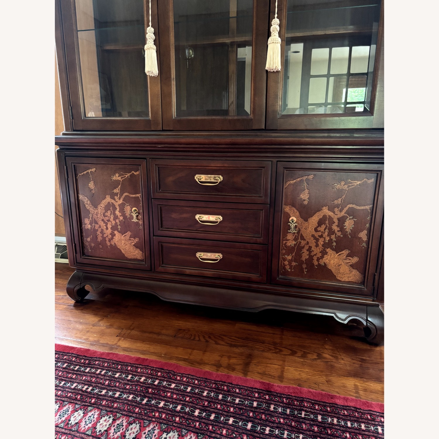 Vintage/Antique Finds Dark Brown Wood Sideboard - image-2