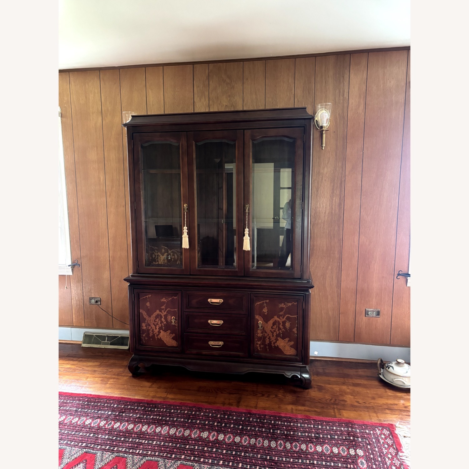 Vintage/Antique Finds Dark Brown Wood Sideboard - image-3