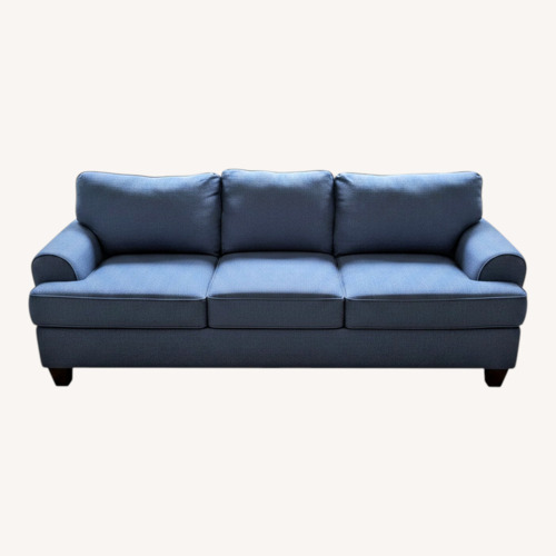 Used American Signature Furniture Blue Sleeper Sofa for sale on AptDeco