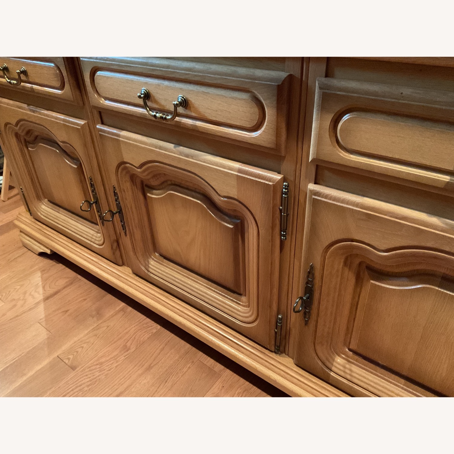 Vintage/Antique Finds Natural Wood Sideboard - image-7