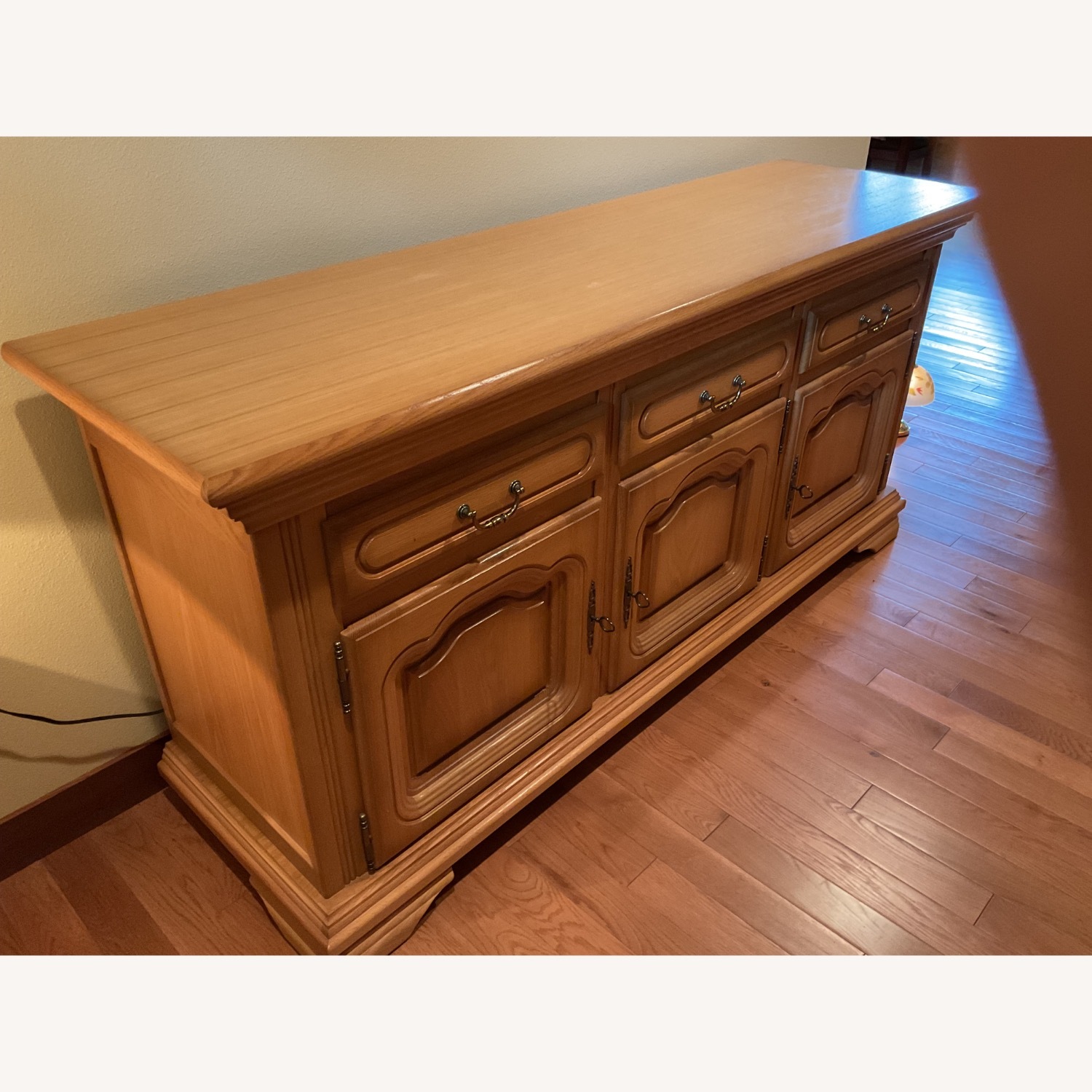 Vintage/Antique Finds Natural Wood Sideboard - image-2