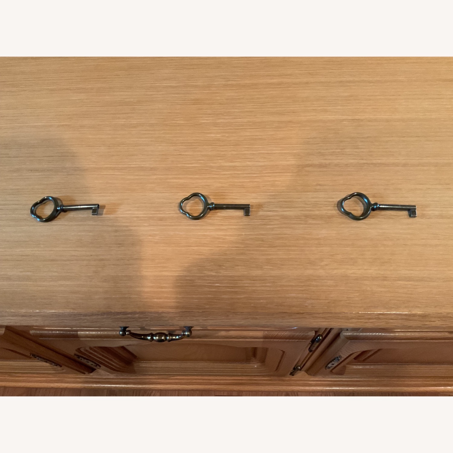 Vintage/Antique Finds Natural Wood Sideboard - image-8