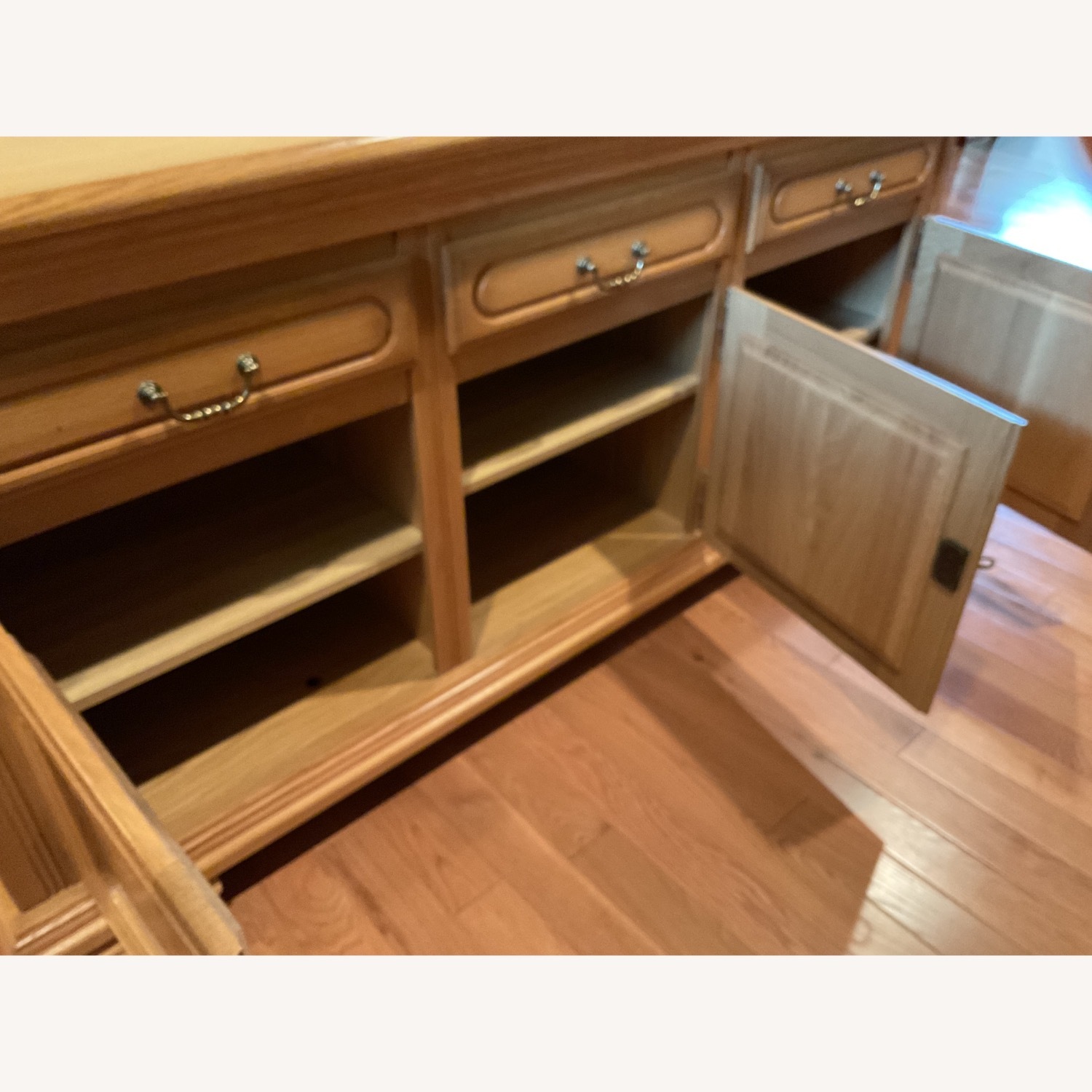 Vintage/Antique Finds Natural Wood Sideboard - image-6