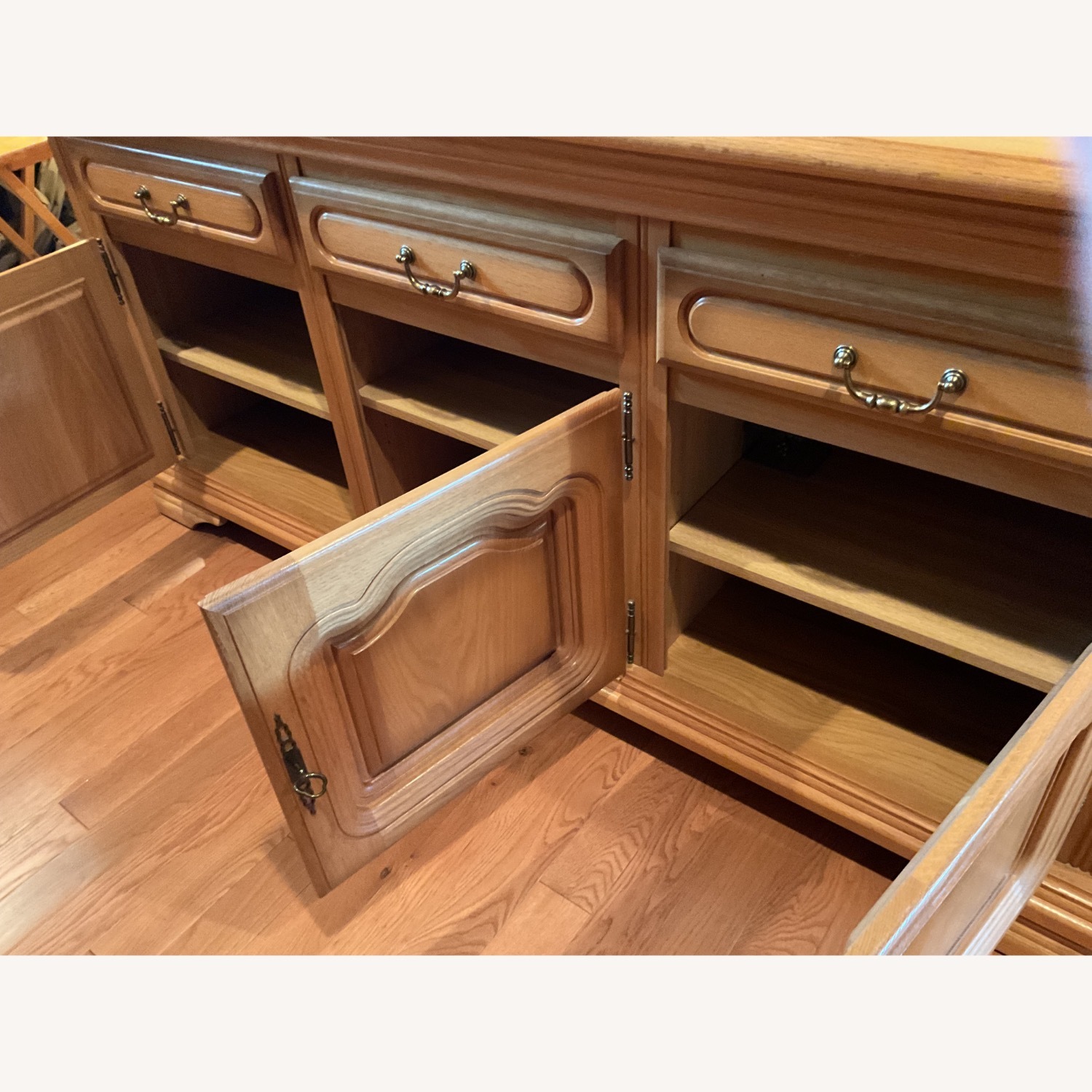 Vintage/Antique Finds Natural Wood Sideboard - image-5