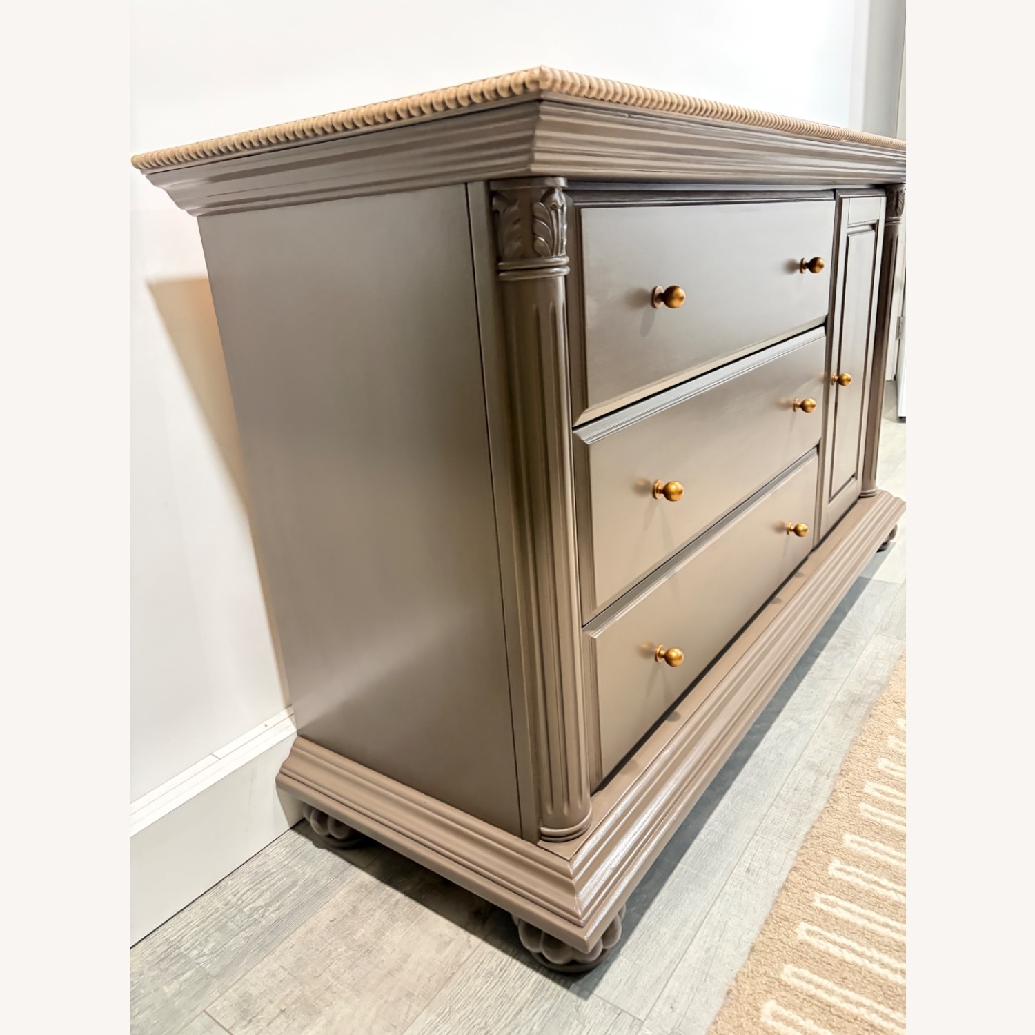 Vintage/Antique Finds Dark Brown Dresser - image-7