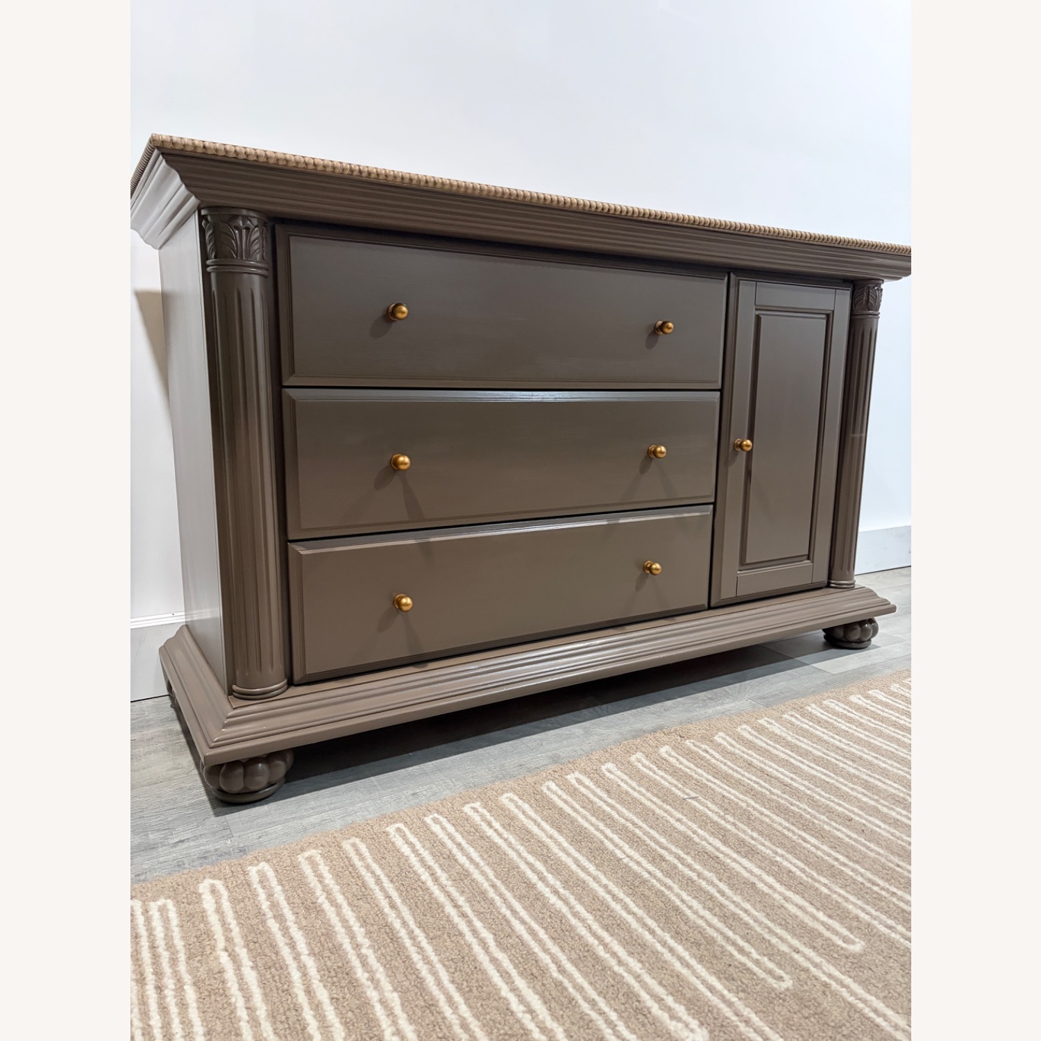 Vintage/Antique Finds Dark Brown Dresser - image-8