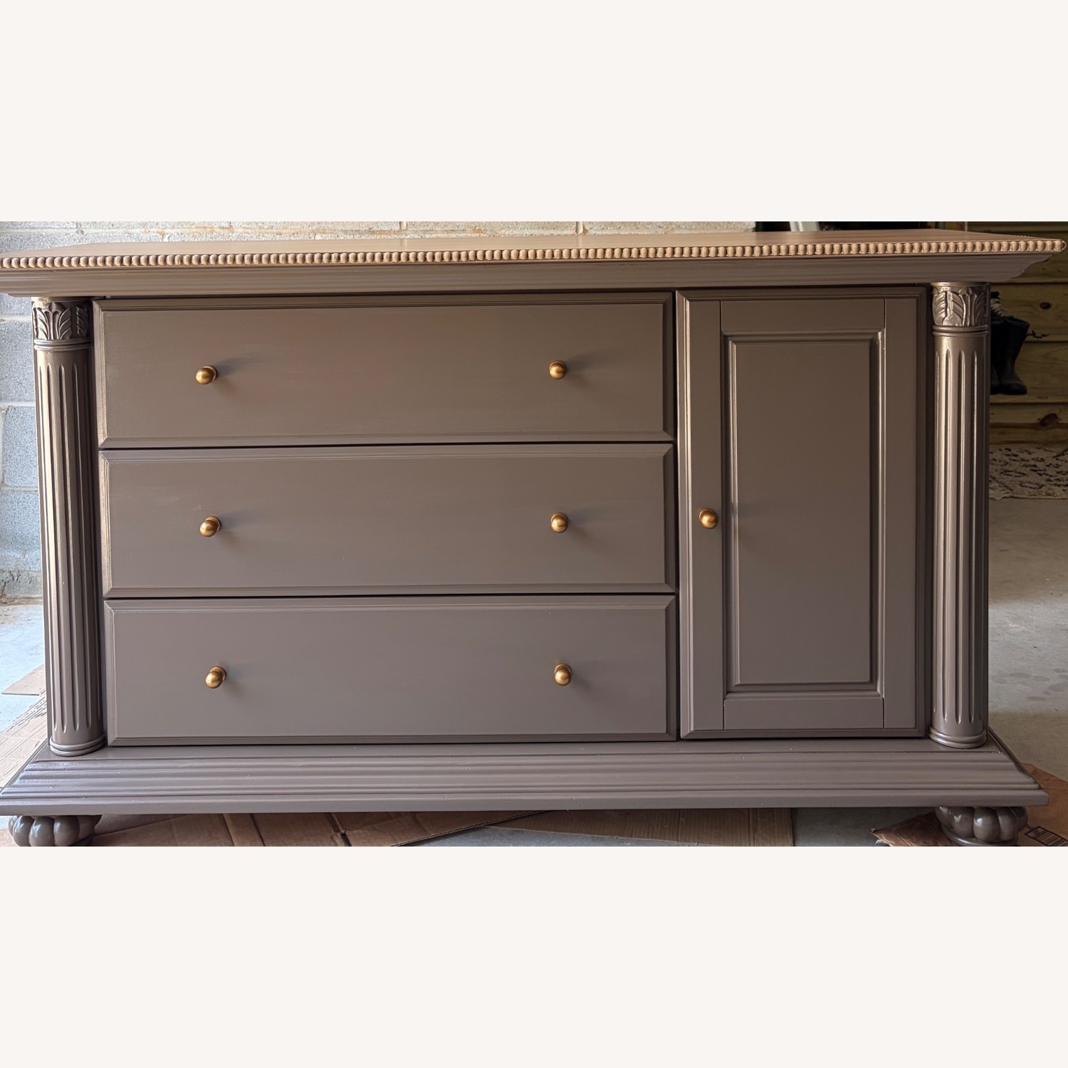 Vintage/Antique Finds Dark Brown Dresser - image-3