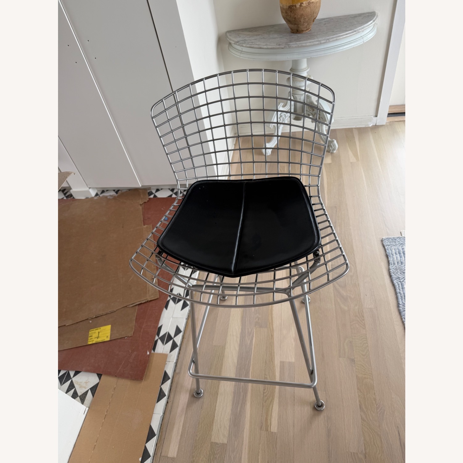 Knoll Bertoia Light Gray Stainless Steel Stools - image-7