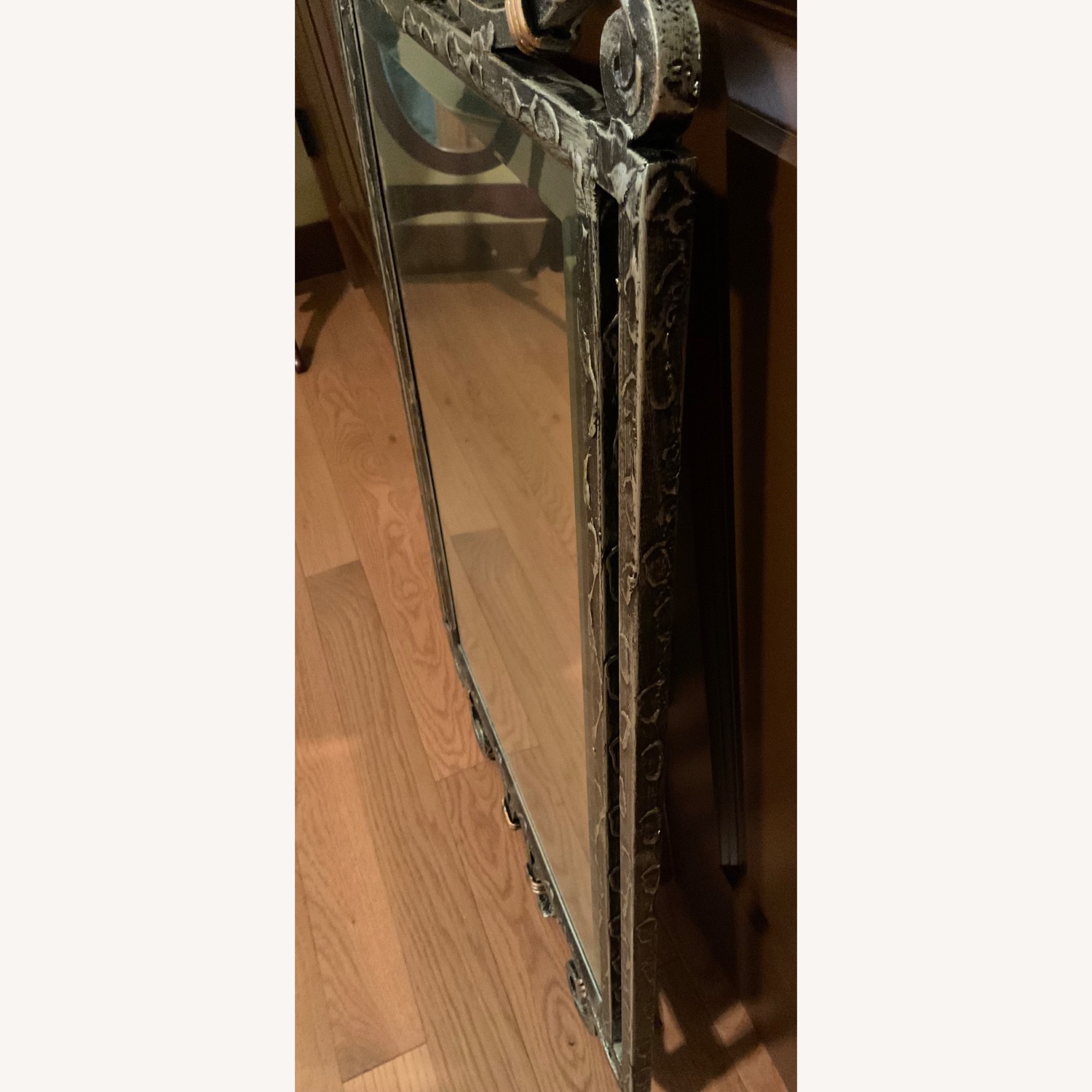 Vintage Wrought Iron Statement Mirror  - image-3