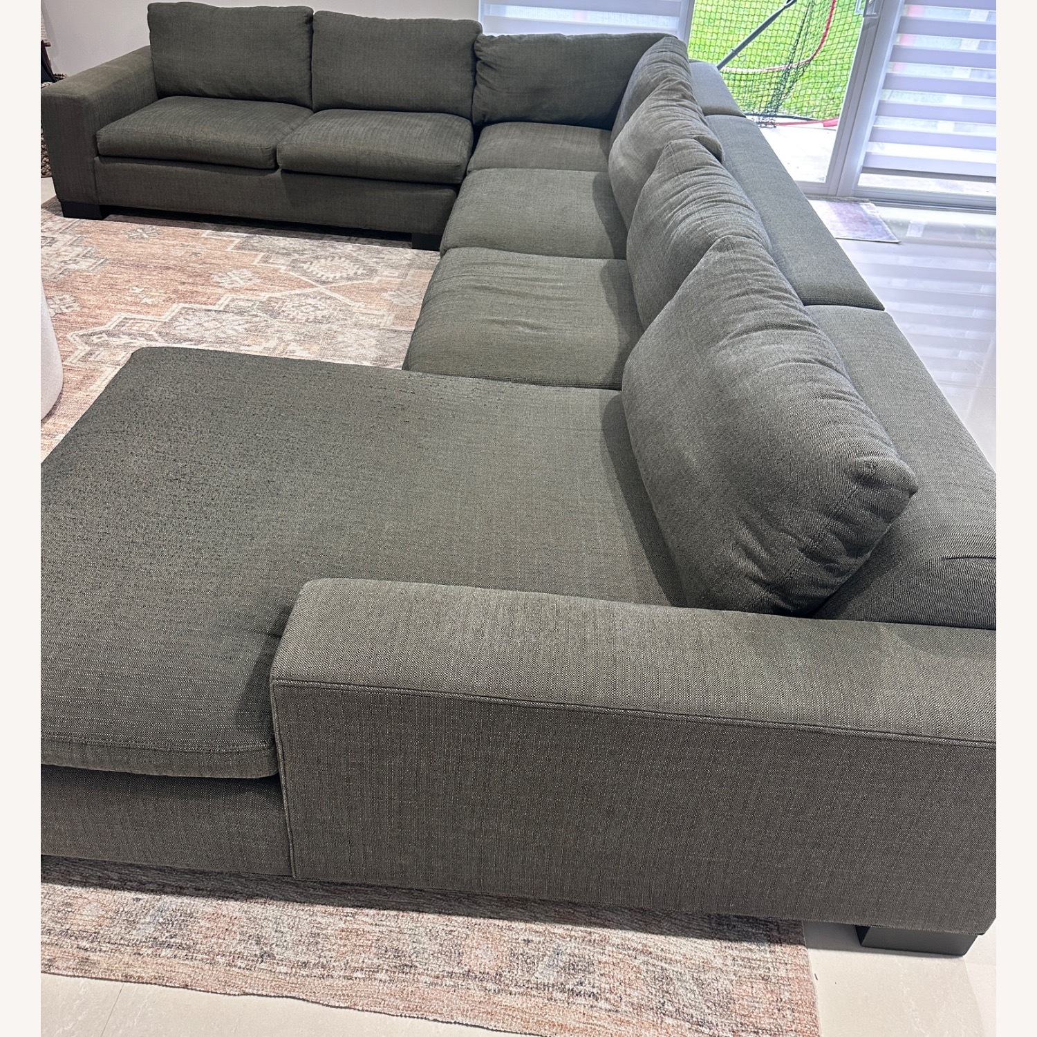 Room & Board Townsend Fabric Sectional with Chaise - image-3