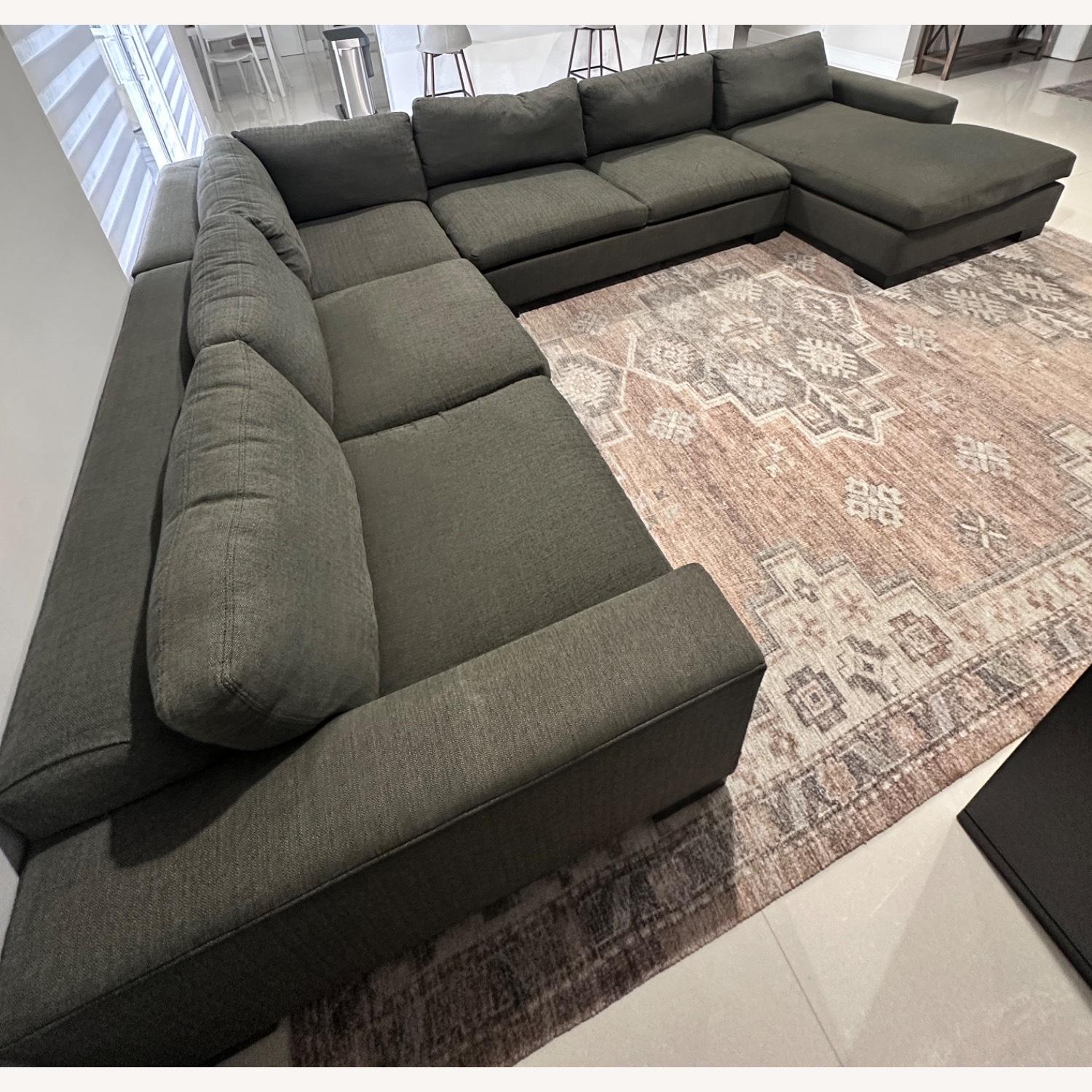 Room & Board Townsend Fabric Sectional with Chaise - image-4
