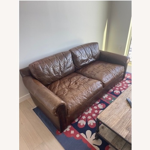 Used Restoration Hardware Lancaster Leather Sofa for sale on AptDeco