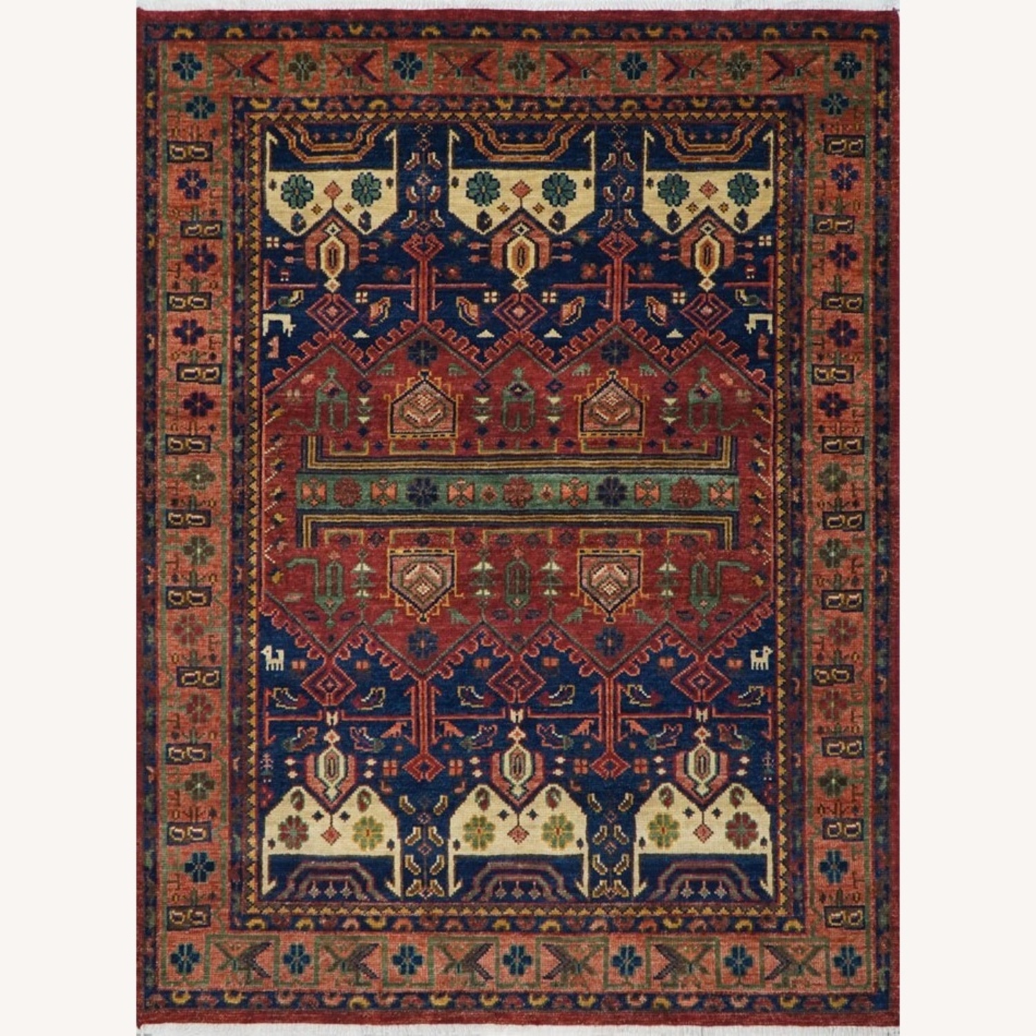 Pottery Barn Nicolette Hand-Knotted Wool Rug 9' x 12' - image-6