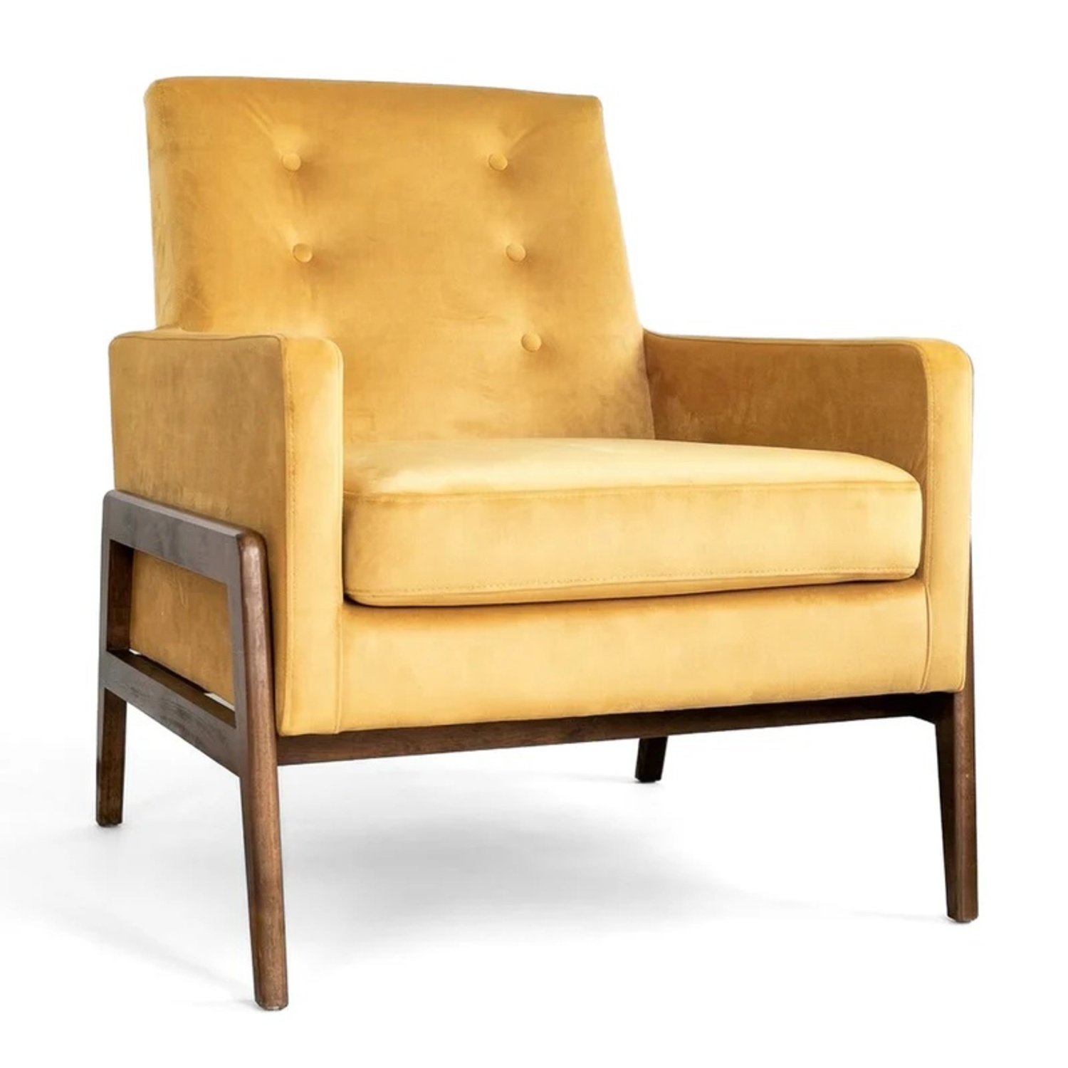 Stella Gold Velvet Accent Chair - image-4