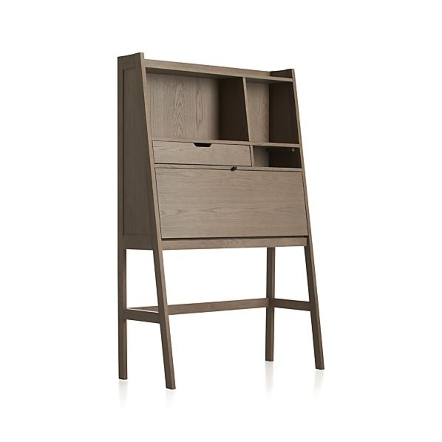 Crate & Barrel Clarke Light Brown Standing Architect Desk - image-4