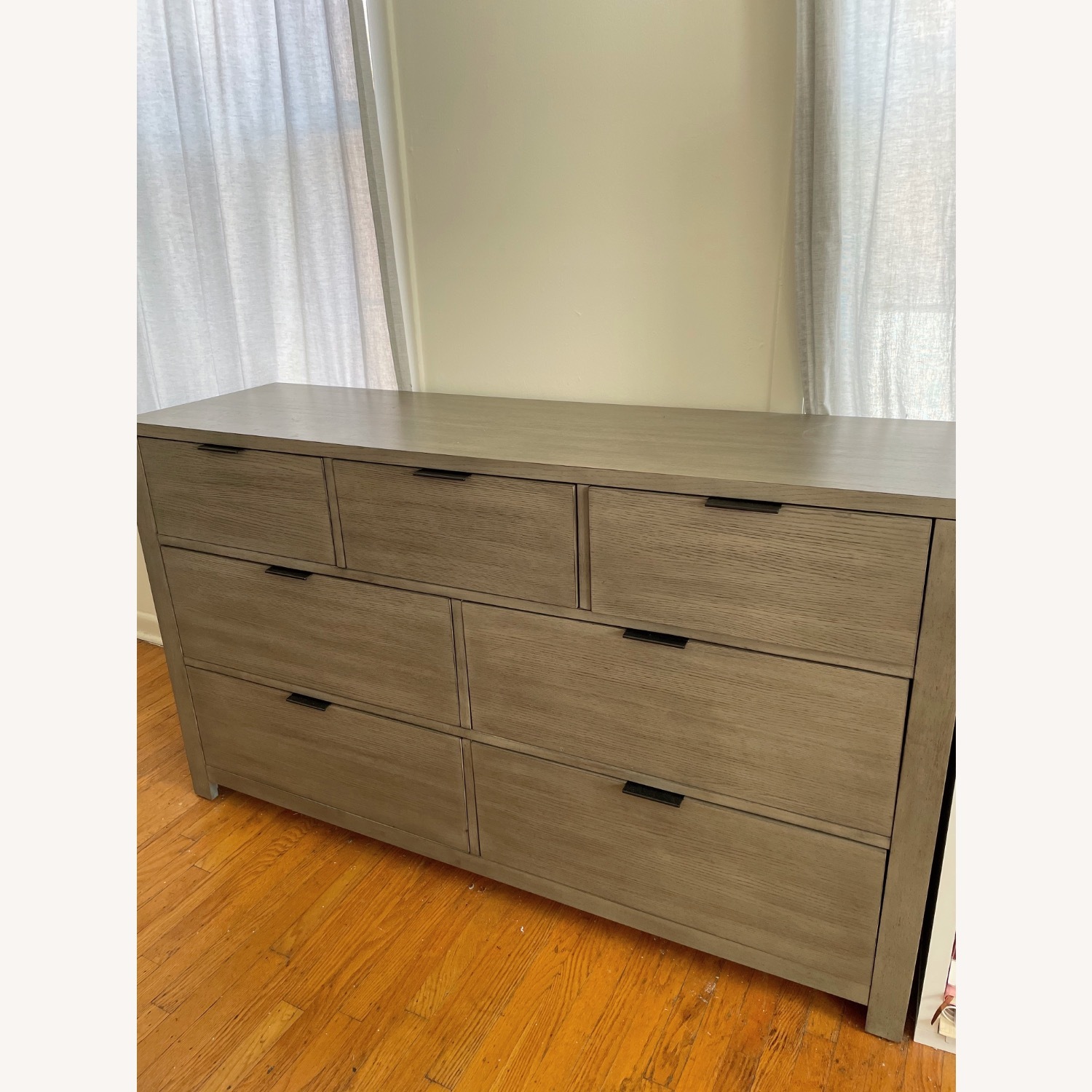 Macy's Tribeca Light Gray Wood Dresser - image-5