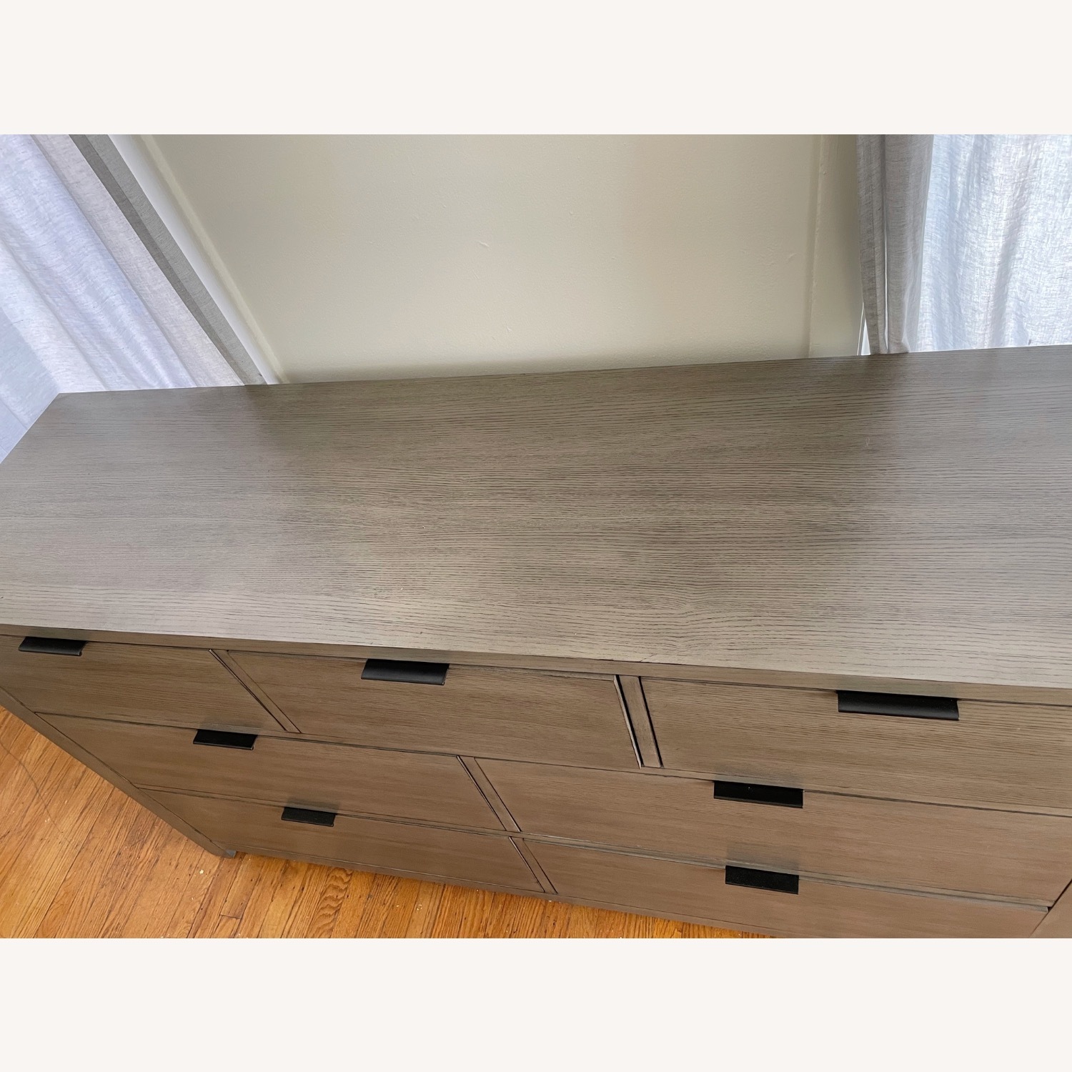 Macy's Tribeca Light Gray Wood Dresser - image-6