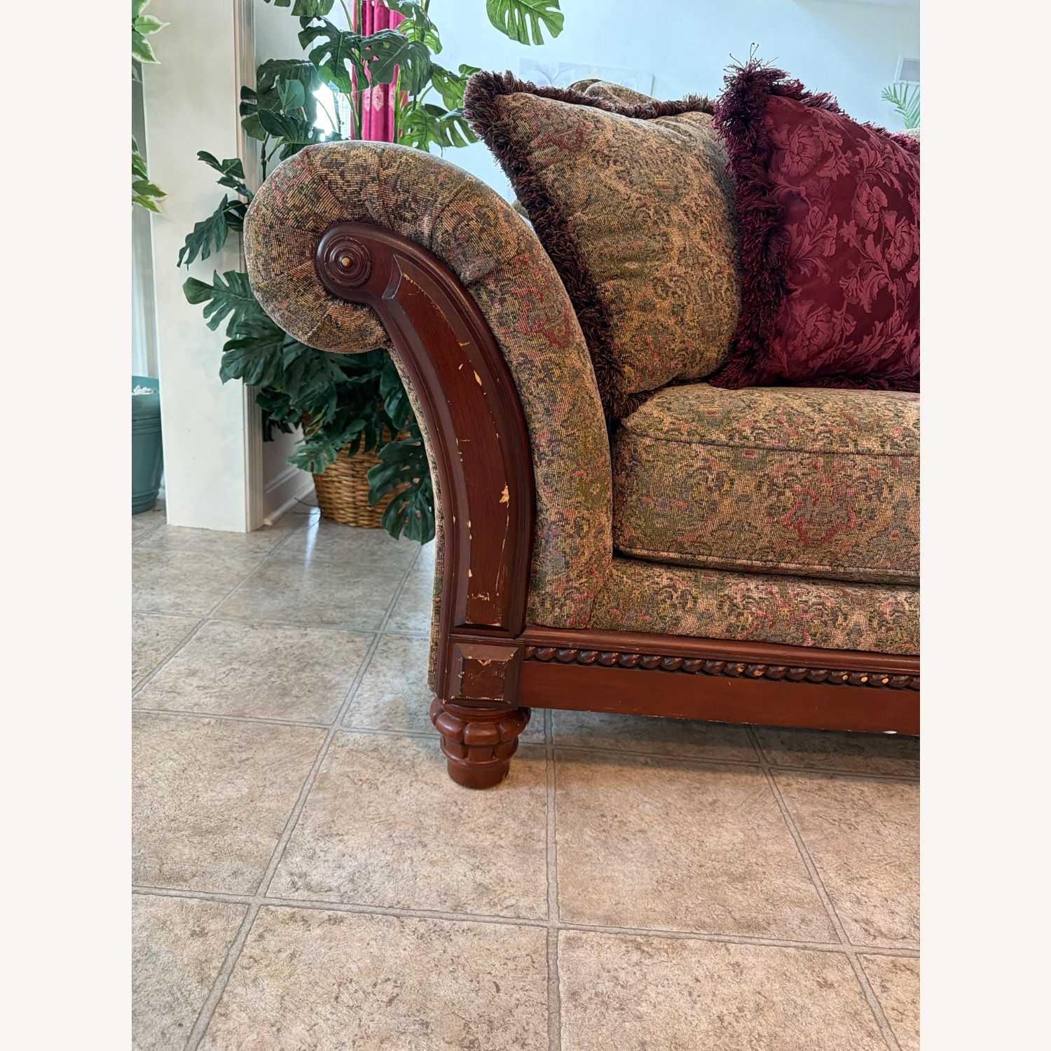 Fabric 2 Piece Sofa - image-4
