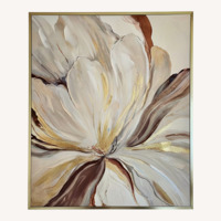 Gold and White Painting 