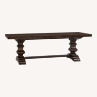 Pottery Barn Banks Table & Bench Banks Dinning Room Set 