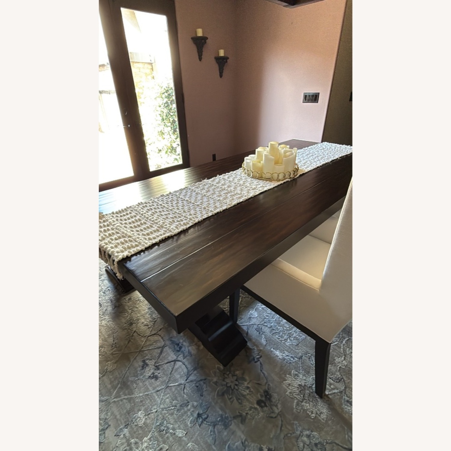 Pottery Barn Banks Table & Bench Banks Dinning Room Set  - image-6